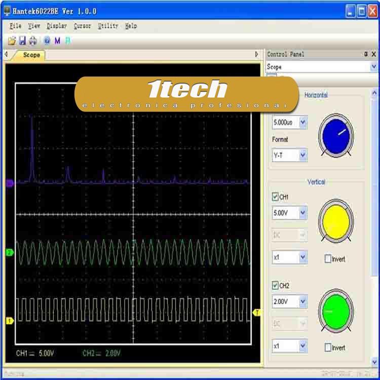 Osciloscopio y analizador logico www.1tech.es
