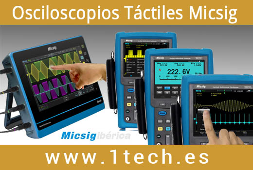 osciloscopio portatil tactil micsig tablet