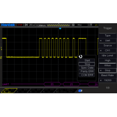 Hantek DSO4254B Osciloscopio 4 canales 250MHZ