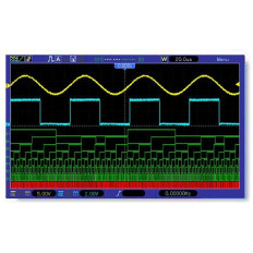 Hantek MSO5062D Osciloscopio 2 canales 70MHZ y Analizador Logico 16 Entradas