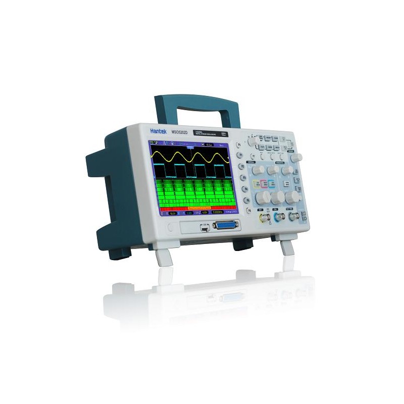 Hantek MSO5062D Osciloscopio 2 canales 70MHZ y Analizador Logico 16 Entradas
