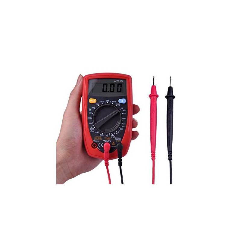 UNI-T UT33D - Multimetro multifunción de Bolsillo