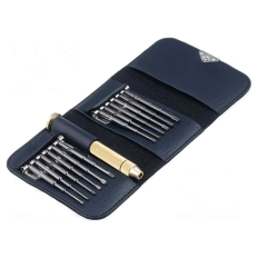 GOLDTOOL 2113 Juego 12 puntas de destornillador en formato cartera llavero