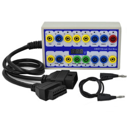 Caja de Conexiones OBD2 a Banana con Voltimetro