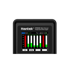 Hantek HTM208C Registrador de temperatura 8 canales (Bluetooth + SDCard)