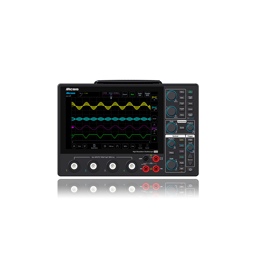 Micsig MHO14-100 Osciloscopio 100MHZ / 4 Canales / 12 bits