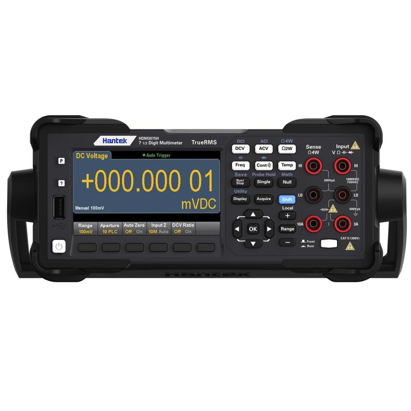 Hantek HDM3075B Multímetro digital de mesa 7 1/2 dígitos USB, RS232/485, LAN