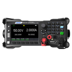 Hantek HDL2512A++ Carga electrónica CC 150V/30A/300W 1 mV/0,1 mA USB, RS232, LAN