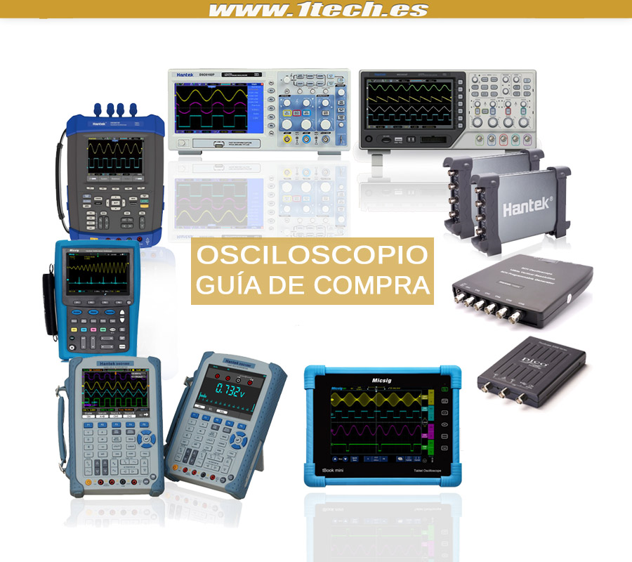 Hantek 1008 Osciloscopio Económico para Automoción / 8 Canales KIT 0