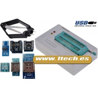 Programador eeprom USB universal TL866CS (CLON) y 6 adaptadores