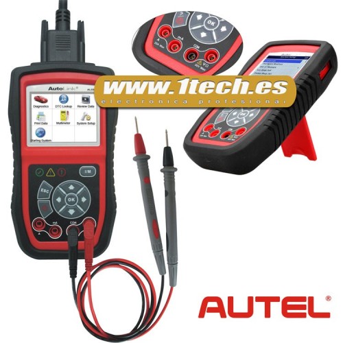 Autel AL539 Diagnostico OBD2 / CAN y multimetro