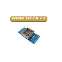 Adaptador PLCC44 a DIP40  para programador eprom / eeprom 