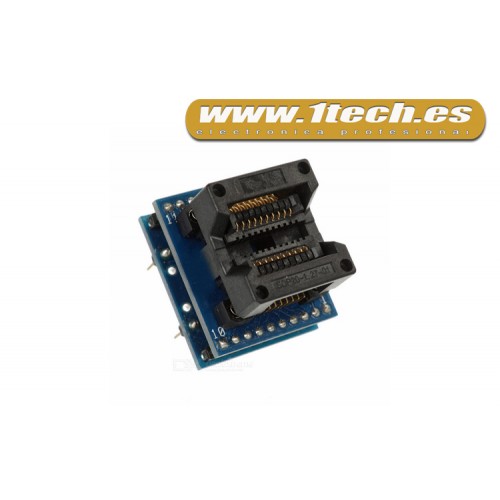 Adaptador SOP20 a DIP20  para programador eprom / eeprom 