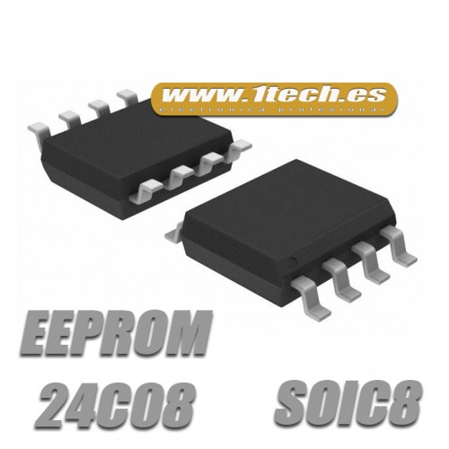 Memoria 24C08 EEPROM (SOIC8) 8k