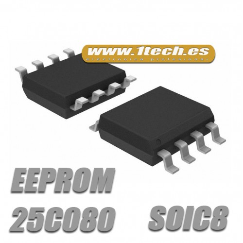 Memoria 25C080 EEPROM (SOIC8) 8k