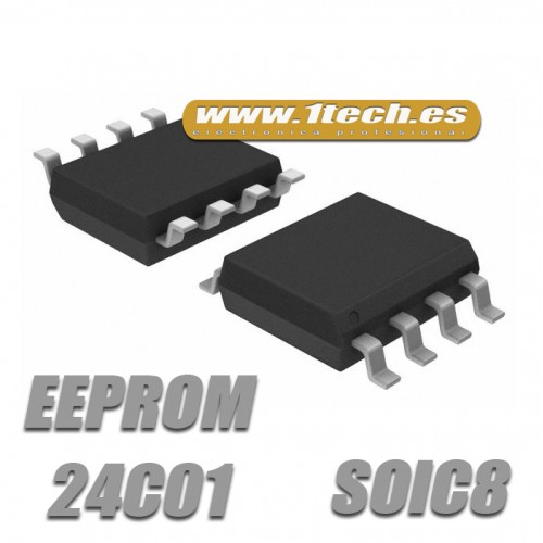Memoria 24C01 EEPROM (SOIC8) 1k