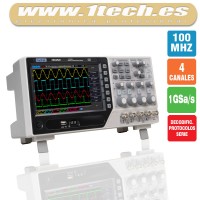 Hantek DSO4104B Osciloscopio 4 Canales / 100MHZ