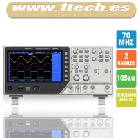 Hantek DSO4254C Osciloscopio 4 Canales / 250MHZ