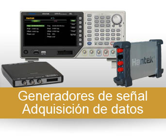 Generadores de señal - Adquisición de datos