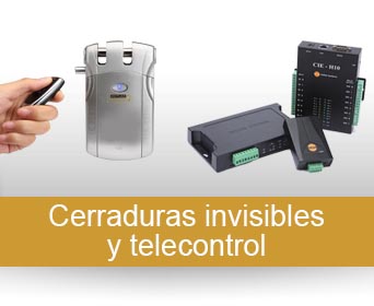 Cerraduras invisibles y telecontrol