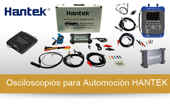 Hantek 1008 Osciloscopio Económico para Automoción / 8 Canales KIT 0