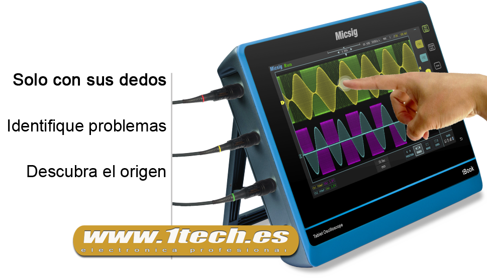 Osciloscopios Micsig tBook - www.1tech.es Osciloscopios Micsig tBook - www.1tech.es