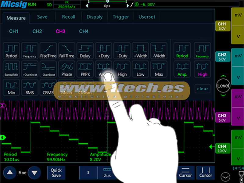 Osciloscopios Micsig tBook - www.1tech.es