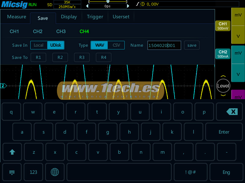 Osciloscopios Micsig tBook - www.1tech.es