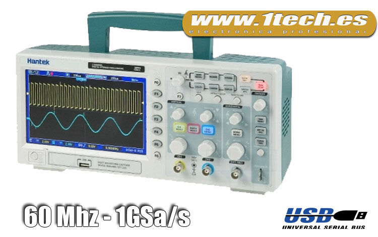 Osciloscopio 60 MHZ - www.1tech.es