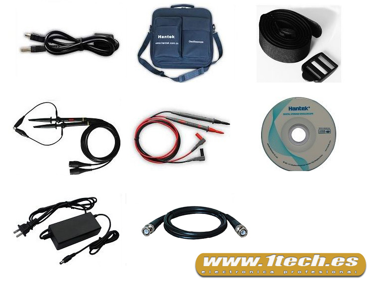 Osciloscopio portatil Hantek 8072E - www.1tech.es