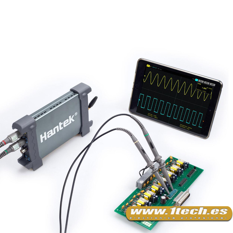 Hantek iDSO1070A Osciloscopio WIFI inalambrico con bateria - www.1tech.es